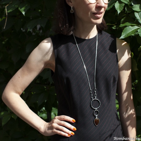 Колье Fiore Luna, NATURAL LAPIS